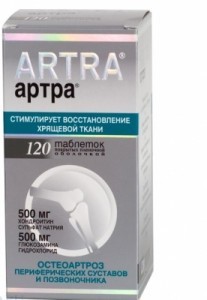Таблетки Артра: противопоказания и побочные эффекты, состав и форма выпуска, инструкция по применению, цена и отзывы