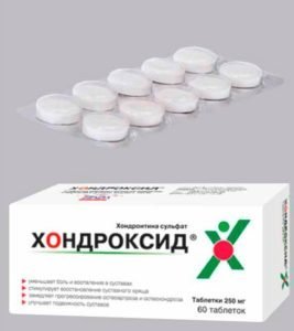 Хондроксид таблетки: противопоказания и побочные действия, особенности использования, инструкция, цена и состав