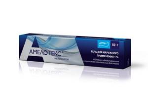 Амелотекс гель: описание лекарственного препарата, способы применения и дозировка, показания и противопоказания